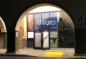 Allegro's front entrance